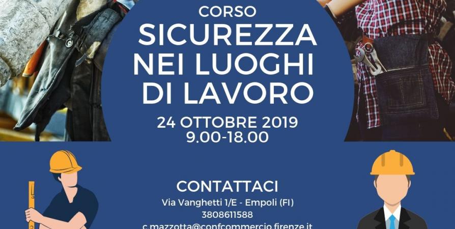 Empoli. È in arrivo il corso obbligatorio in materia di sicurezza per i lavoratori