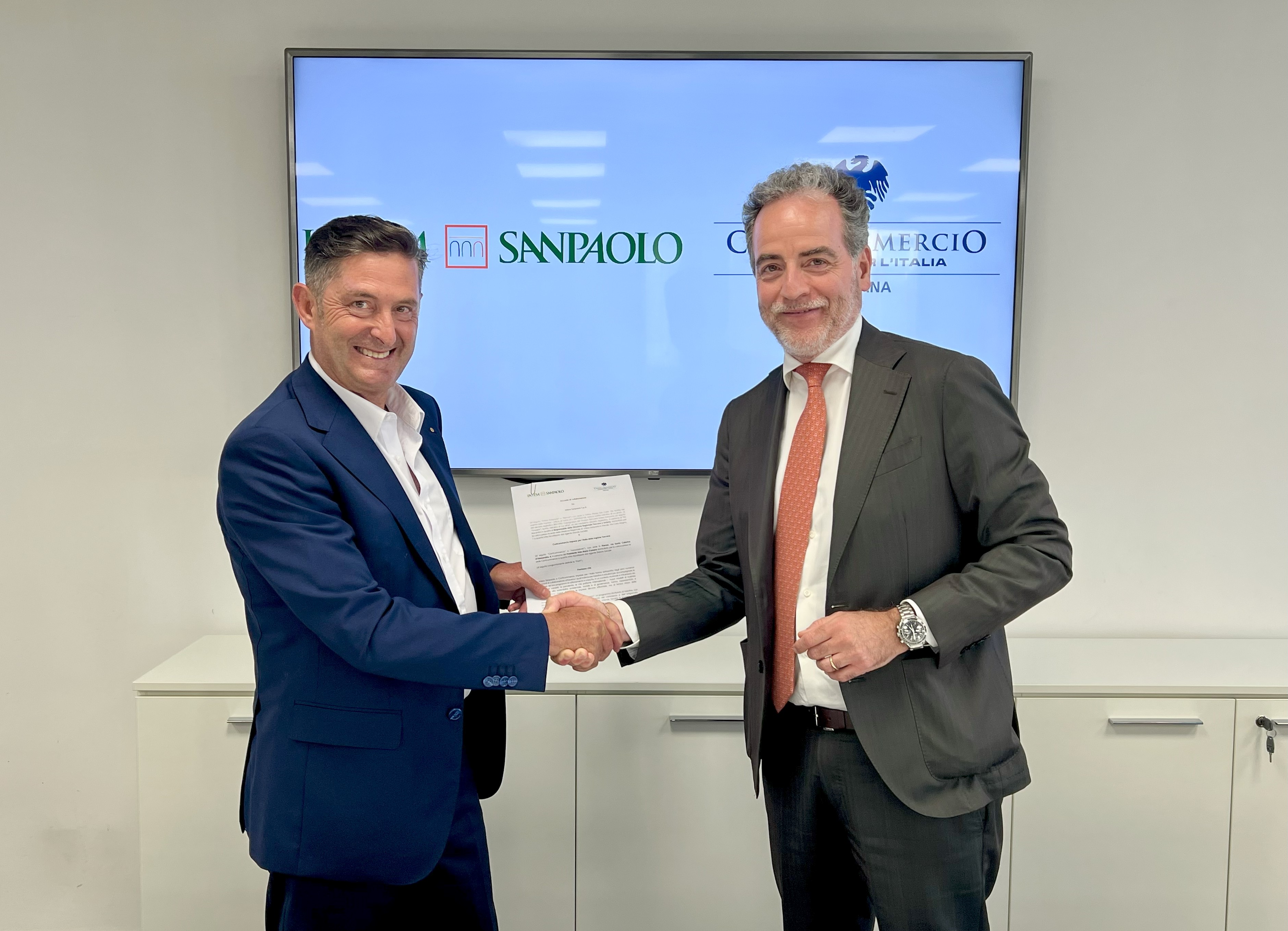 Accordo con Intesa Sanpaolo: 310 milioni per credito e innovazione