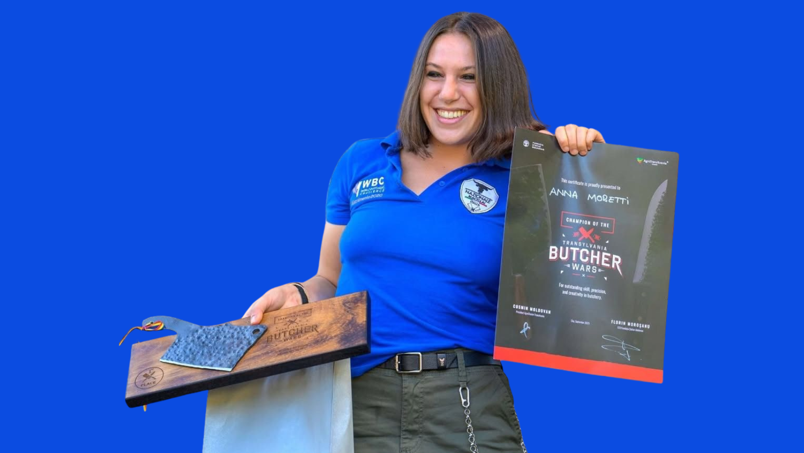 Anna Moretti porta la macelleria italiana sul tetto del mondo