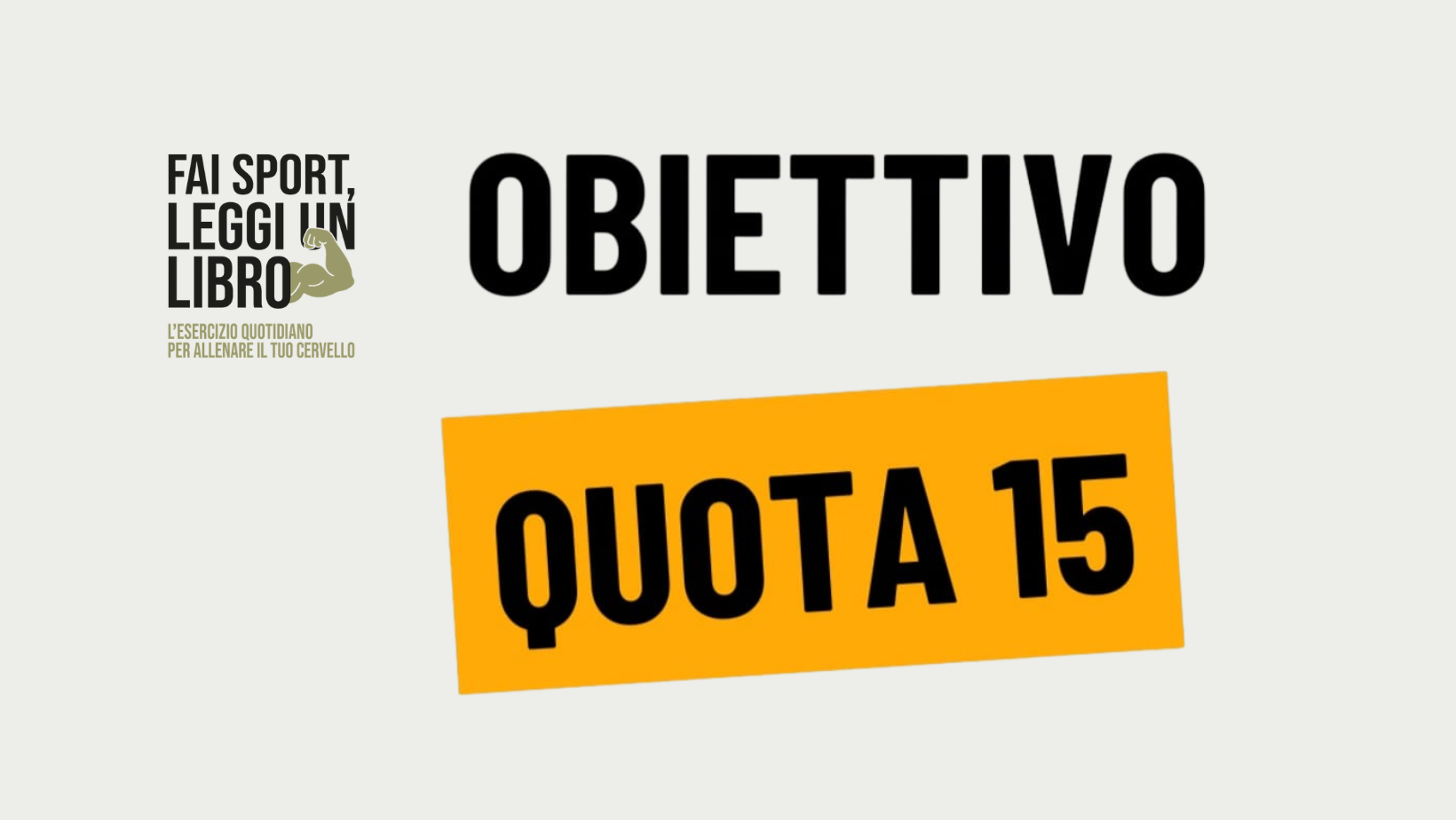 Obiettivo “QUOTA 15”