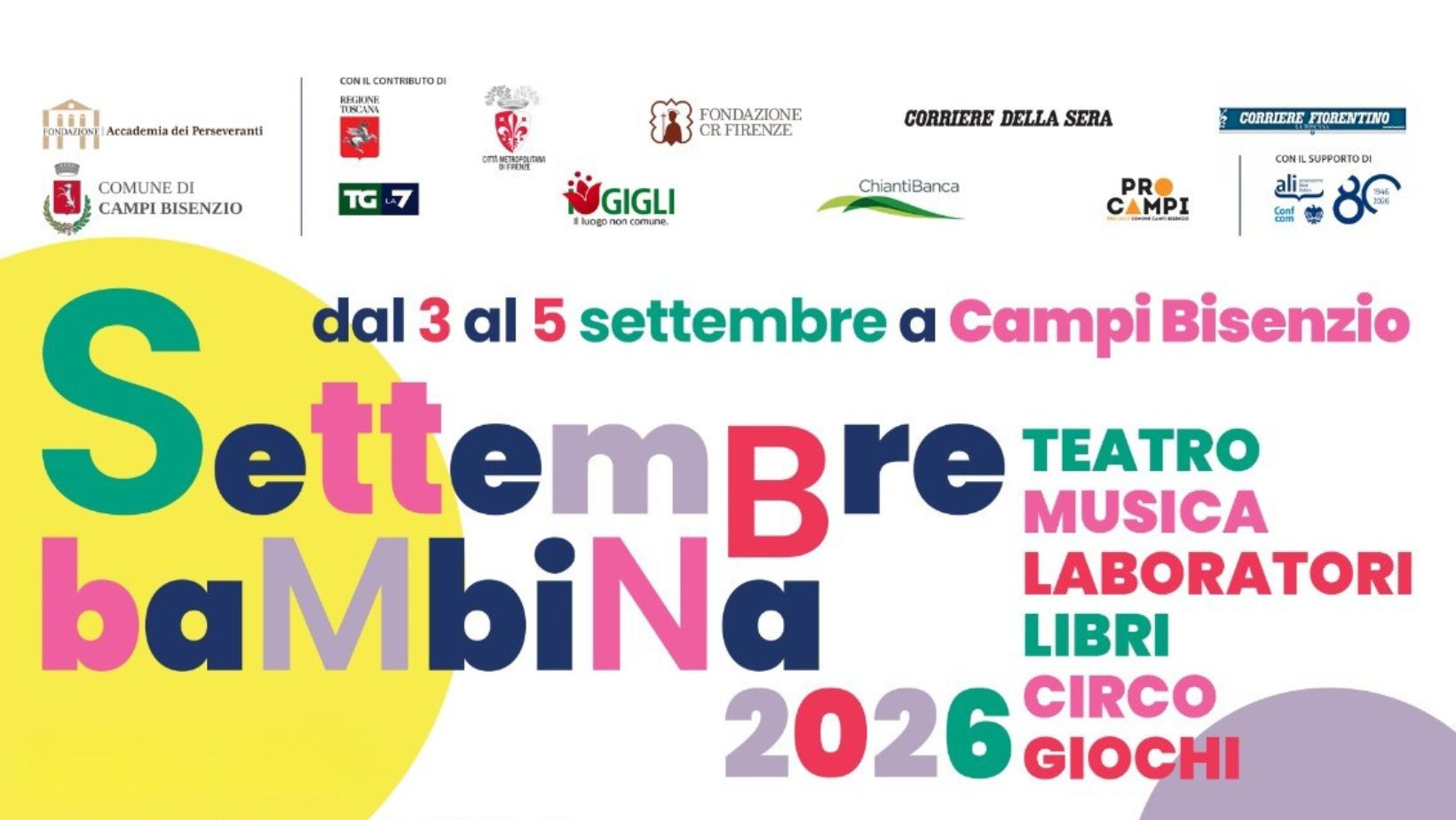 ALI Confcommercio a “Settembre Bambina”: libri, laboratori e cultura a Campi Bisenzio