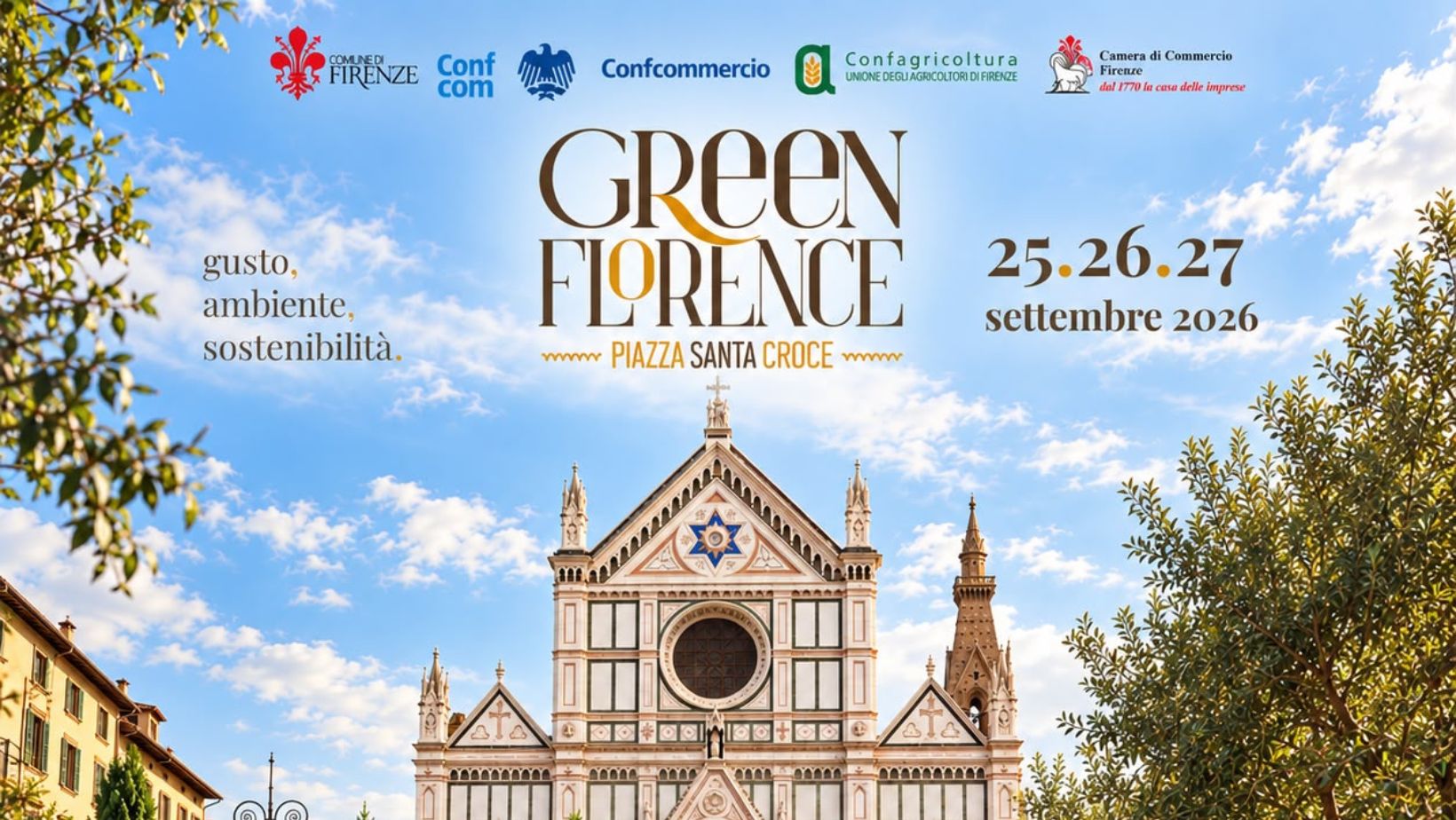 Green Florence: Santa Croce torna in verde dal 25 al 27 settembre 2026